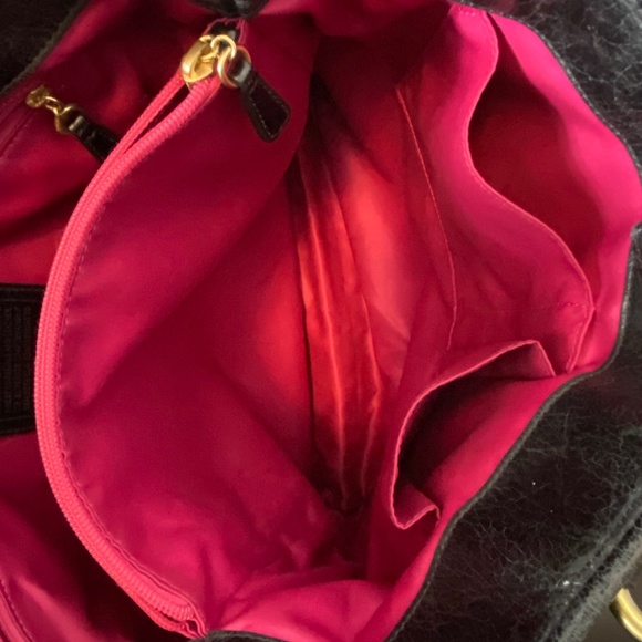 Coach Poppy 17924 Camelia Leather Pushlock Tote - Picture 8 of 15